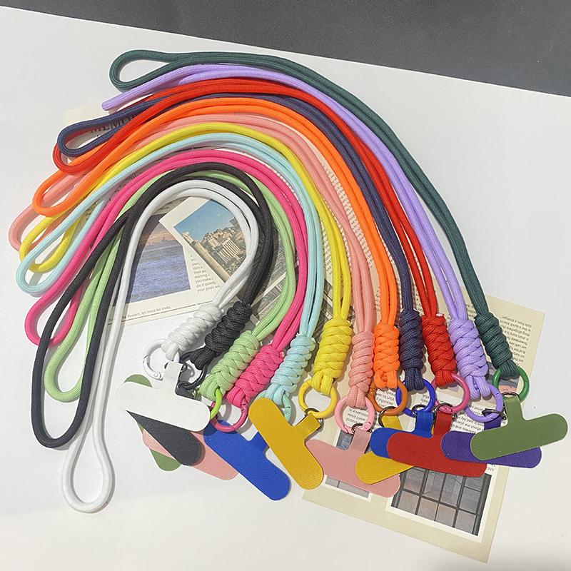 Anti-Lost Hanging Rope Phone Backpack Keychain Flashlight Camera Lanyard High Strength Parachute Cord Paracord