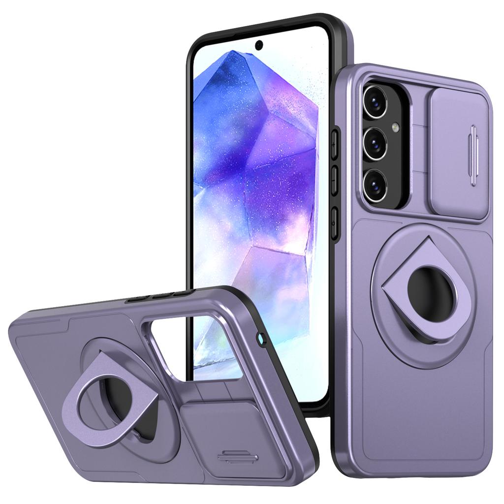 Чехол для Samsung Galaxy A35 5G со шторкой для камеры, TPU+PC, Защита для телефона