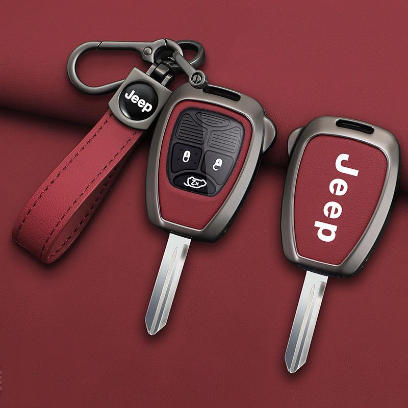Zinc Alloy Tpu Car Key Case for Jeep 300C Avenger Sebring Chrysler 200 Aspen Dodge Charger Commander Grand Cherokee Liberty AMN1