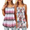 Women Summer Loose Tank Tops Blouse Sleeveless Vest Printed Beach Casual Boho Bohemia
