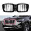 Глянцевая черная передняя решетка G01/G02 для BMW X3/X4 2022-2023 гг.