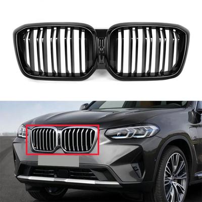 Глянцевая черная передняя решетка G01/G02 для BMW X3/X4 2022-2023 гг.
