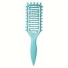 Anti-Static Curly Hair Comb with Massage Nodes - Gentle Detangling & Scalp Massage for Long Hair, Ergonomic Handle, 6 Colors - Home Use & Travel