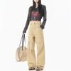 Autumn and winter new cotton casual wide-leg jeans women's and women's overalls