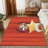 Town Football Club Printed Office Carpet Chair Cushion  Entryway Rug, Rugs for Living Room, Bedroom Christmas gifts