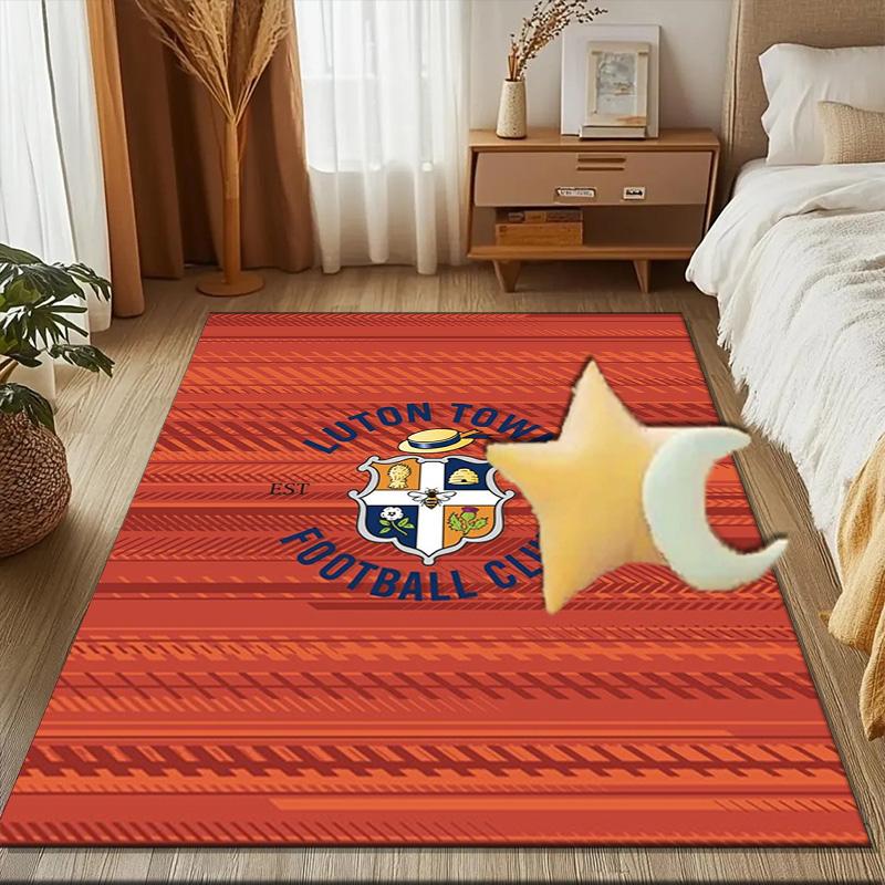 Town Football Club Printed Office Carpet Chair Cushion Entryway Rug, Rugs for Living Room, Bedroom Christmas gifts