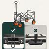 Portable Household Camping Cart Foldable 150L Large Capacity Shopping Cart Multi-function Adjustable Handle Picnic Cart