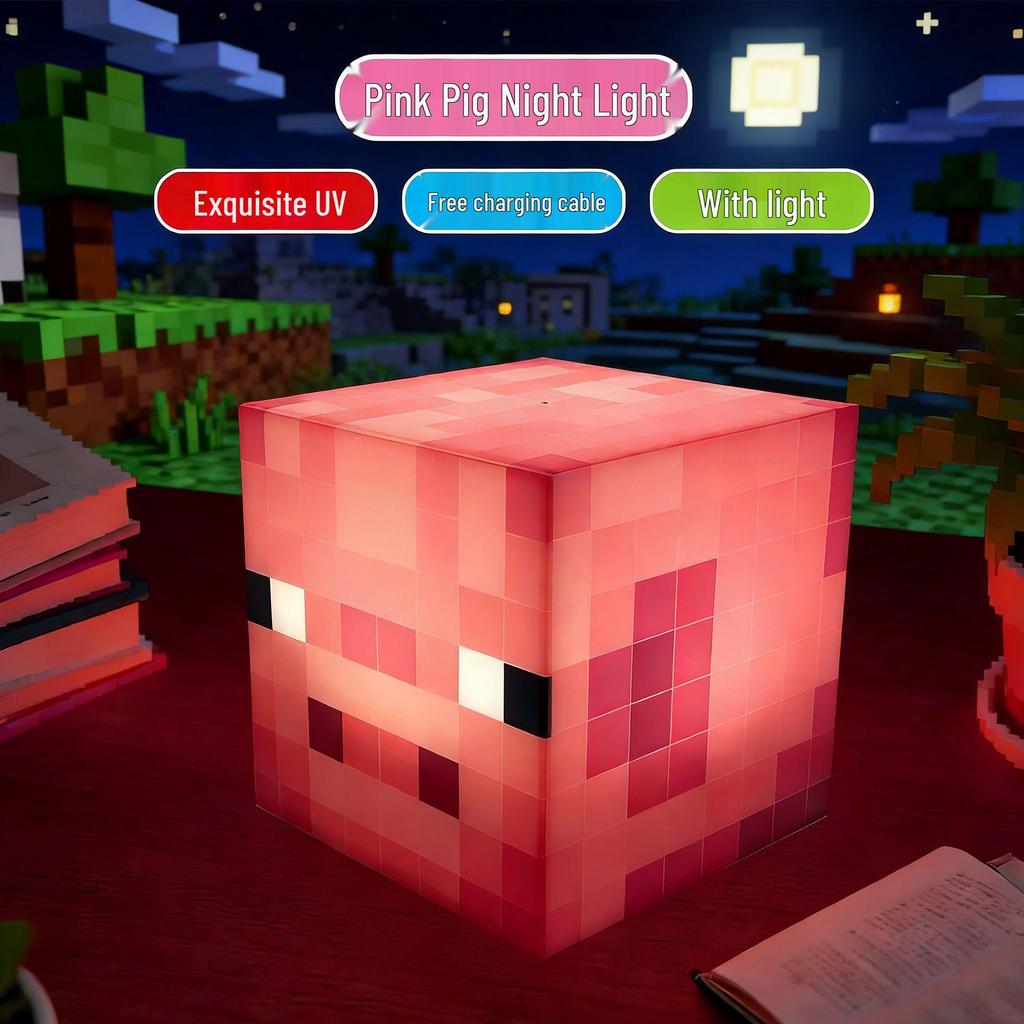 Перезаряжаемый ночник-факел из Minecraft – Игрушка для создания атмосферы в спальне