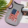 Breathable Mesh Dog Summer Tank Top Cute Cartoon Print Sleeveless Pet Vest Puppy Clothes For Chihuahua Teddy Small Dogs Cat