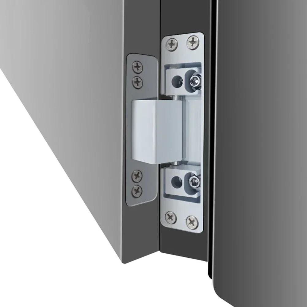 Невидимая дверная петля Регулируемый дверной соединитель Сверхпрочные дверные петли Алюминиевый сплав Мебель Книжный шкаф Окно Шкаф Фурнитура