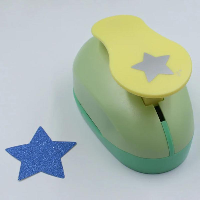 Большие дыроколы для скрапбукинга, DIY дырокол для рукоделия, для изготовления открыток, устройство для тиснения, канцелярский дырокол, креативный подарок для детей, 7,5 см