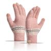 Snowflake Pattern Men Gloves Wool Mittens Female Gloves  Gloves Knitted Cashmere Gloves
