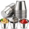 1.5 Oz Capacity Dipping Bowls Reusable Condiment Ramekins Serving Containers  For Salad Dressing