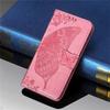 For Samsung Galaxy A02S A03S A04E A04S A05 A13 A14 A23 A24 A33 A34 A53 A54 A55 4G 5G Case Flip Leather Wallet Cover Card Holder Cute Butterfly