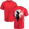 Japanese Samurai Shirt. Japanese Style Japanese Men's Spirit Printed T-shirt Loose and Comfortable Harajuku Sports Top