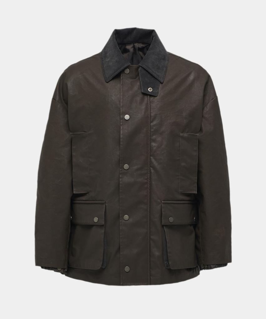 Coor Waxed Cotton Hunting Jacket (Dark Brown)