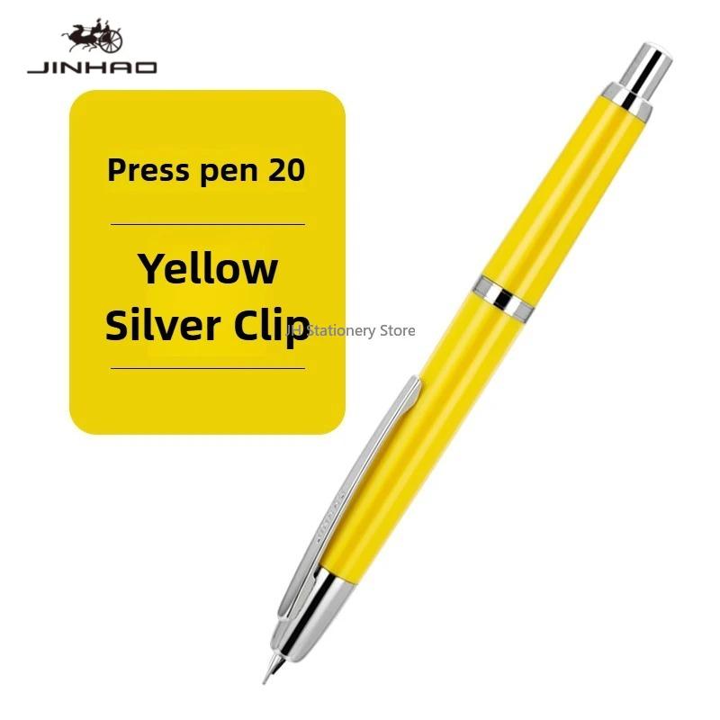 JINHAO 20 Пресс-перьевая ручка Элегантная Роскошная Чернильная ручка F EF Перо Пишущие Каллиграфические ручки Школьные Принадлежности Канцелярские товары