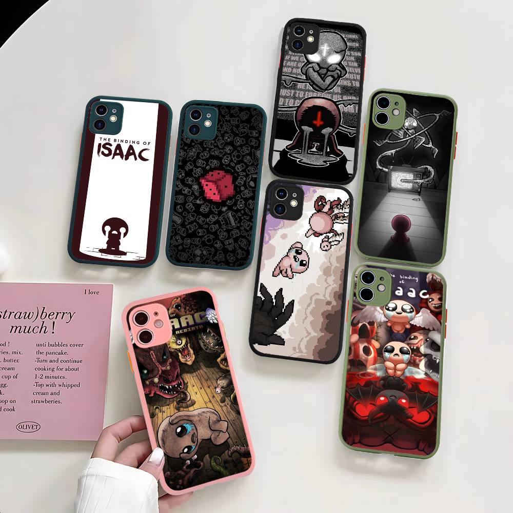 Classic Game The Binding Of Isaac Phone Case For IPhone 11 12 13 14 15 16 Pro Plus X XS MAX Matte Bumper Shockproof Cover