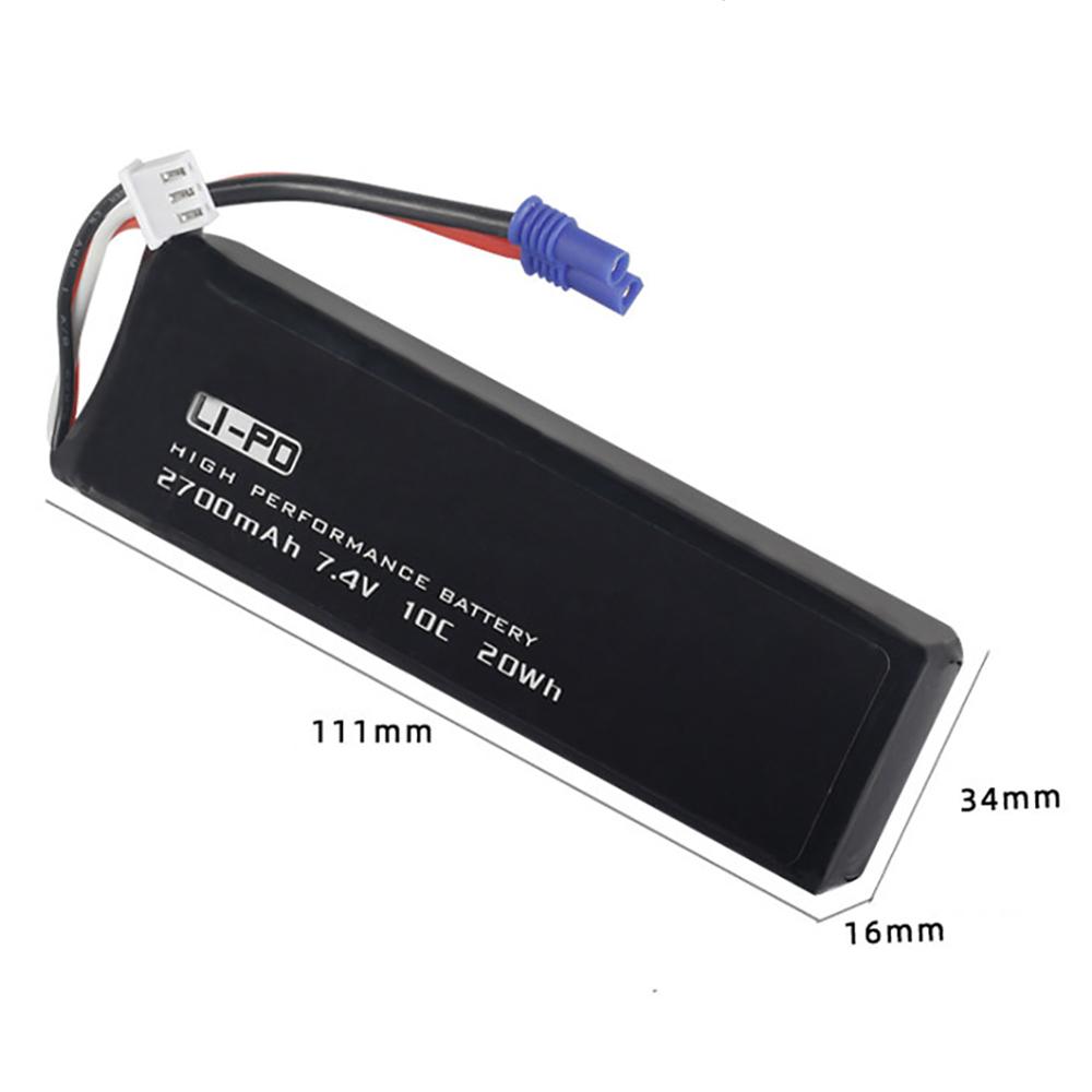 1/2PCS 7.4V 2700mAh 10C Original Battery for Hubsan H501S H501A H501M H501C X4 RC Quadcopter Spare Parts H501S-14