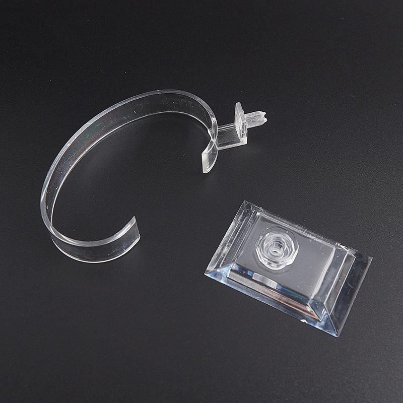 10 см пластиковый держатель для наручных часов, стойка для демонстрации, распродажа, подставка для инструментов, прозрачная упаковка для ювелирных изделий, общая высота, подставка для демонстрации часов