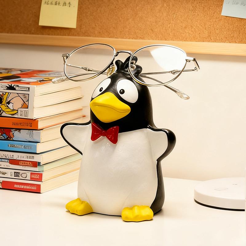 Милый перевернутый держатель для очков в виде панды, подставка для очков для офисного стола, стойка для хранения солнцезащитных очков, украшение для дома, спальни