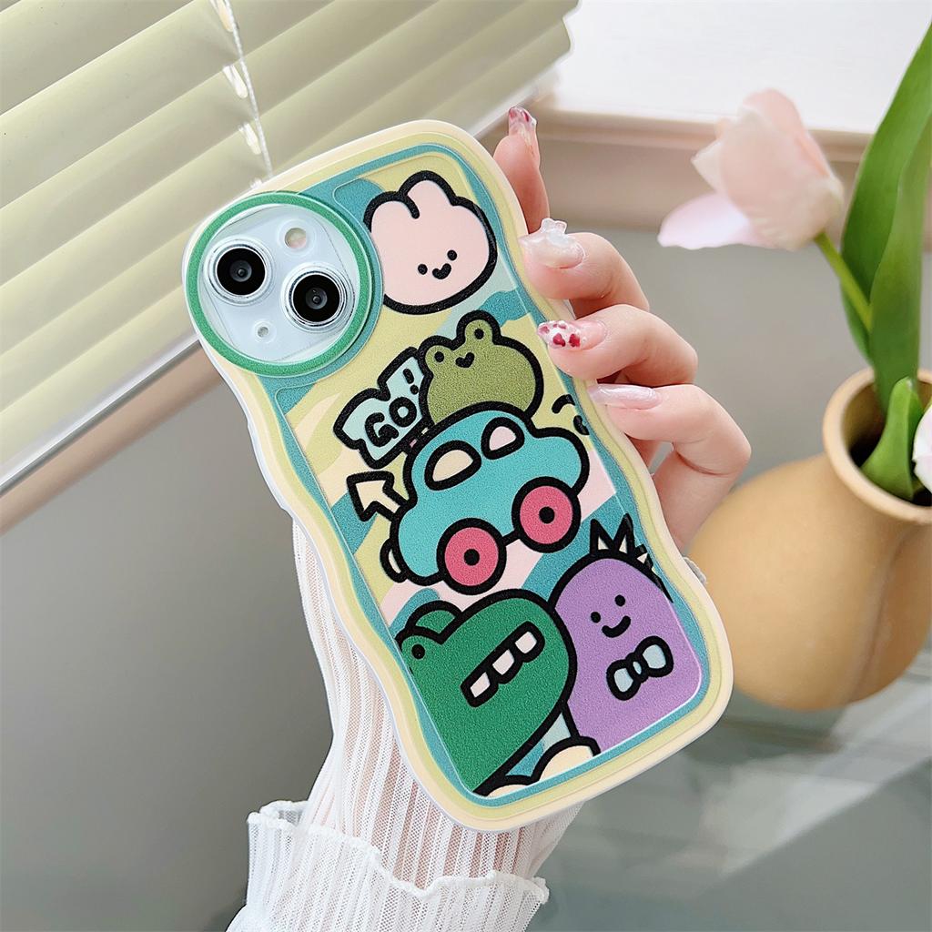 Простая кисть с мультяшным рисунком, мягкий чехол из ТПУ, модный чехол для телефона для iPhone, Samsung Vivo, Xiaomi Oppo