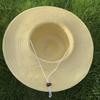 Beach Wide Brim Straw Hats Large With Windproof Rope UV Protection Cap Sun Hat Women Men