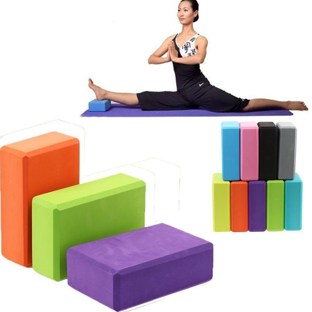 Non-Slip Yoga Blocks Colored Pilates Bricks New Gym Foam Brick Sports Supplies