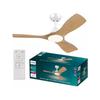 Philips Ventilador De Techo Con Luz LED Mando a Distancia 106cm 220V IP20 Blanco/Madera