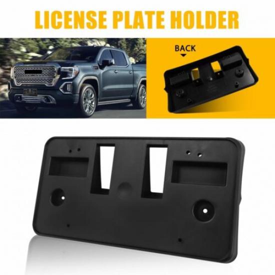 Front License Plate Bracket Frame Holder ABS Fit GMC Sierra 1500 Limited