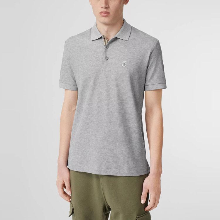 Burberry Monogram Motif Cotton Piqué Polo Shirt 80140061