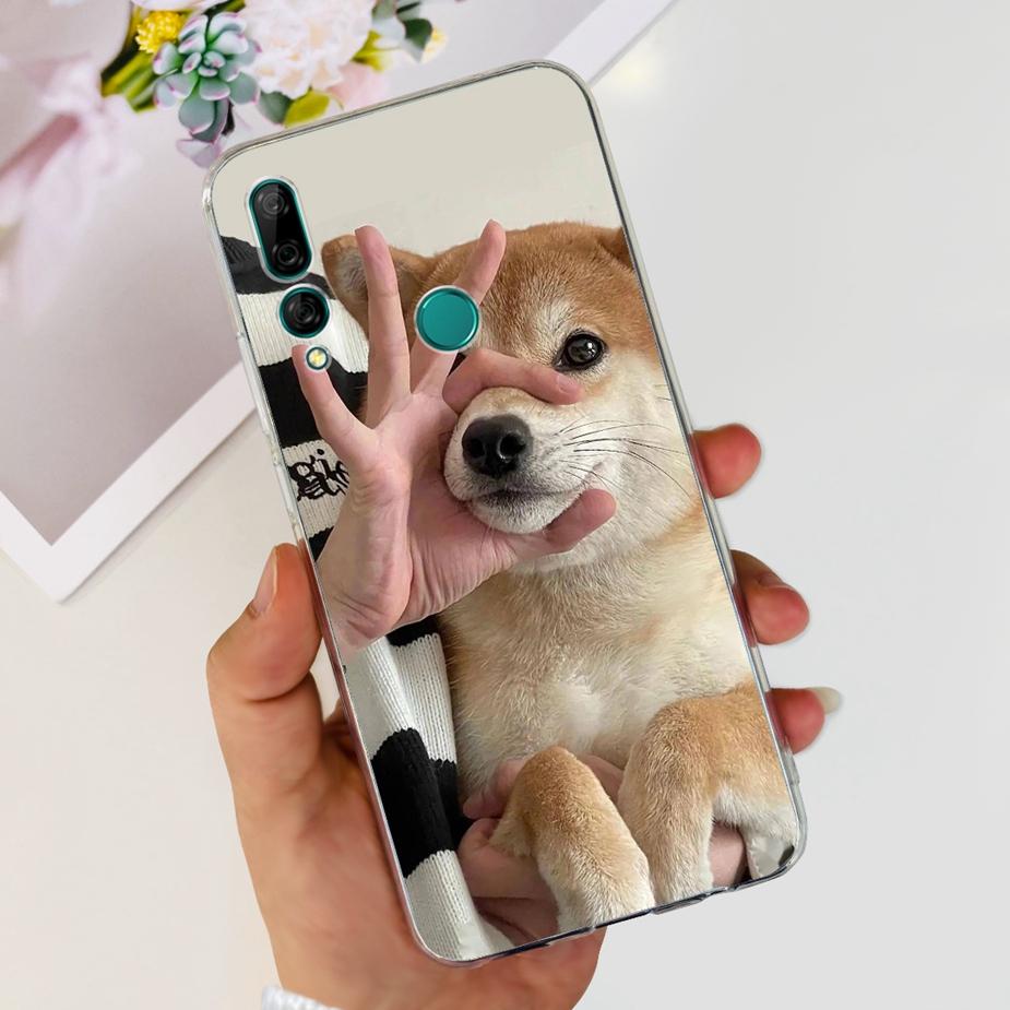 Чехол для Huawei Y9 Prime 2019 STK-L21 STK-L22 Новый модный окрашенный чехол Прозрачный силиконовый чехол для чехла телефона Huawei Y9 Prime 2019