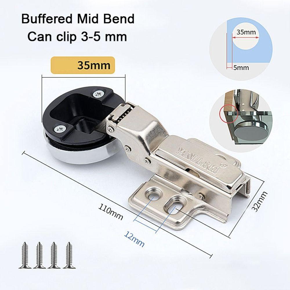 Damping Cabinet  Hinge Clip Hydraulic Buffer Hydraulic Buffer Hinge  Cabinet Door