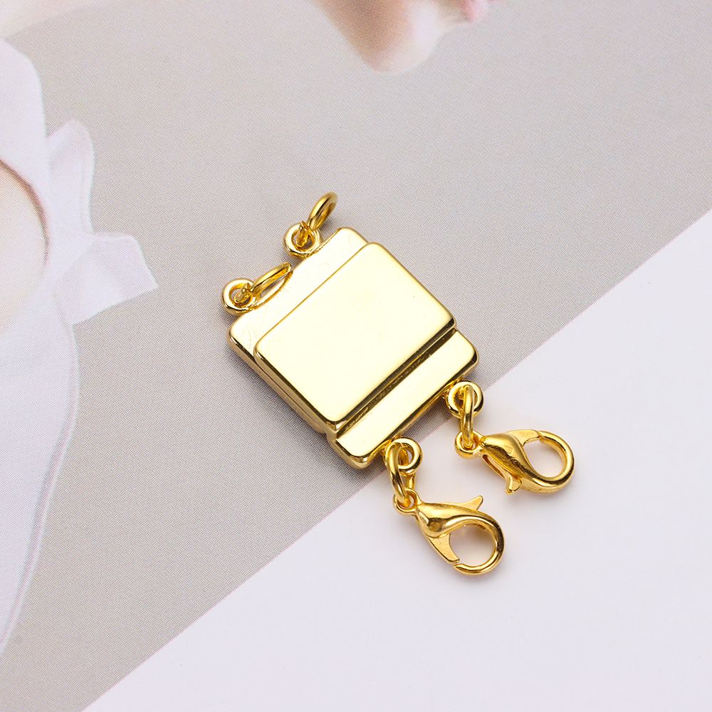 Застежки-нити для многослойного браслета, магнитный соединитель для ожерелья, многослойная магнитная застежка для ожерелья