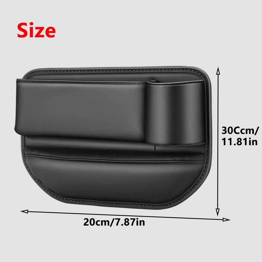1/2Slot Car Seat Storage Box Cup Holder Car Seat Gap Filler Car Interior Decoration