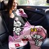 1шт. Милое одеяло с принтом Sanrio Kuromi и My Melody - Идеально для дома, офиса, улицы, идея для подарка, подходит для всех сезоновz041779