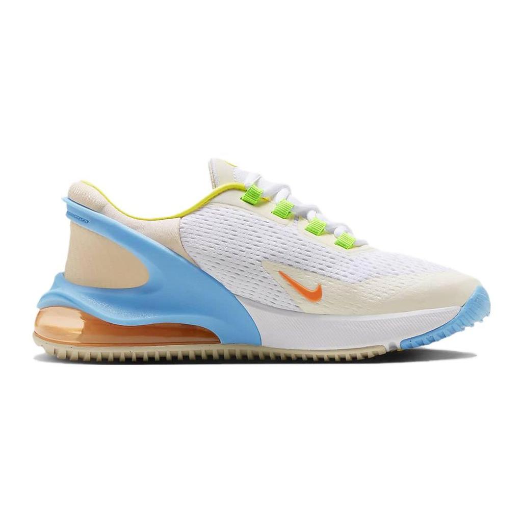 Nike Air Max 270 Go Амортизация Устойчивые к истиранию Низкие Повседневная обувь Белый Синий Оранжевый Унисекс FN9926-181