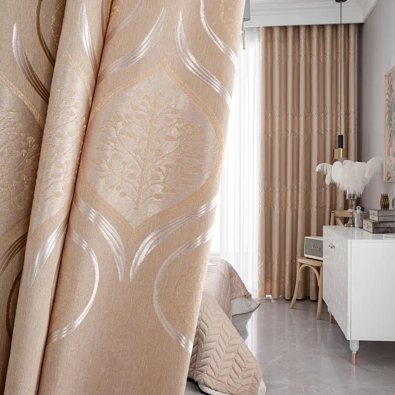 Плотные шторы в скандинавском стиле, простая гостиная, спальня, дом, изоляция, эркер, карниз для штор