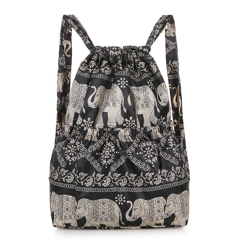 Большой вместимости складной легкий рюкзак Beam женский дорожный рюкзак студенческий рюкзак для отдыха сумка для покупок женский