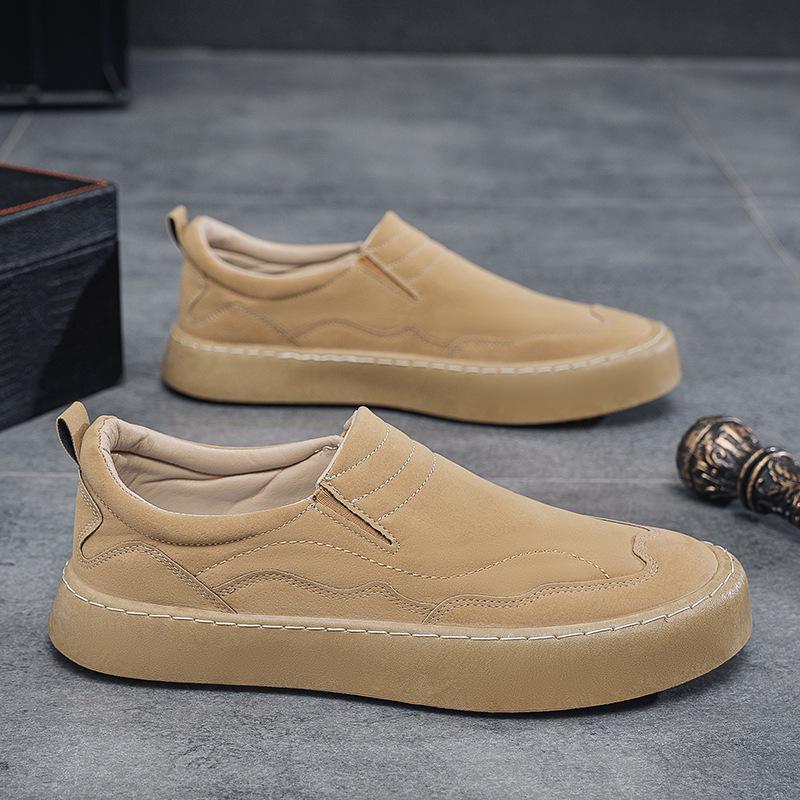 Мужская обувь Модная приливная обувь из соевых бобов Мужская обувь Lefebvre Обувь в английском стиле Деловая обувь Большие размеры Повседневная обувь Удобная универсальная обувь