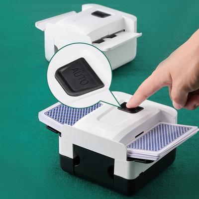 Автоматический тасовщик карт, 1-2-колодный бридж-покер, миксер карт, USB-перезаряжаемый малошумный инструмент для тасования карт, настольная игра, казино, оборудование