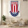 Stoke City F .C Wall Hanging Printed Fabric Blanket Decorative Tapestries for Bedroom Living Room Home Decor
