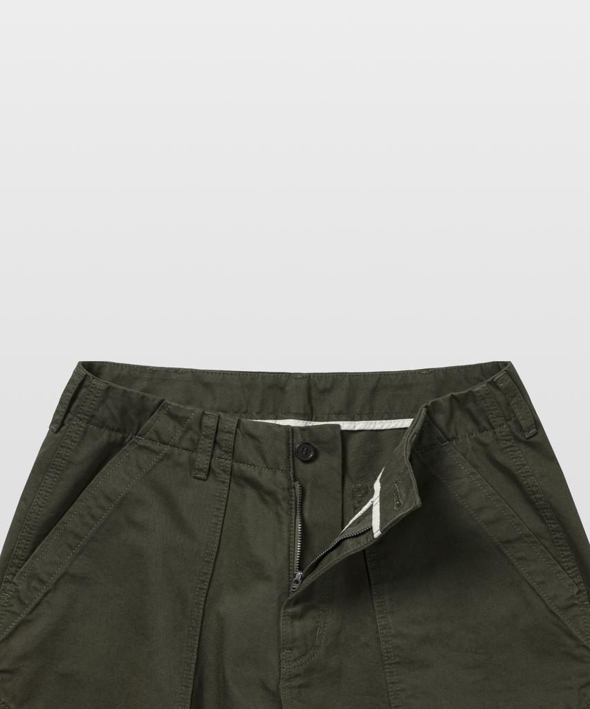 MANNERGRAM 1950 Classic Roadside Fatigue Pants Dark Olive