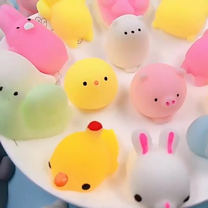 1 шт. игрушки милые животные антистресс Squeeze Mochi мягкие игрушки Abreact мягкие липкие Squishi игрушки для снятия стресса забавный подарок
