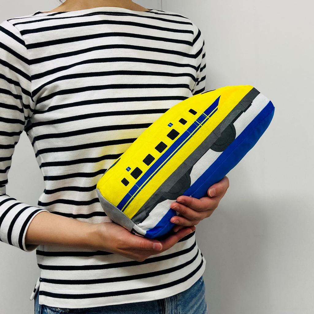 MORIPiLO Plarail Shinkansen Doctor Yellow Подушка-обнимашка Микрофибра Плюшевая игрушка Подушка для сна 31x13x13 см Персонаж Makura no Morishita (Маленький высеченный элемент