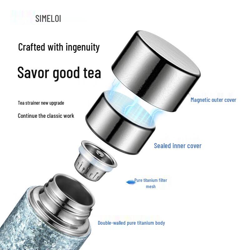 Shimeile Pure Titanium Insulated Mug