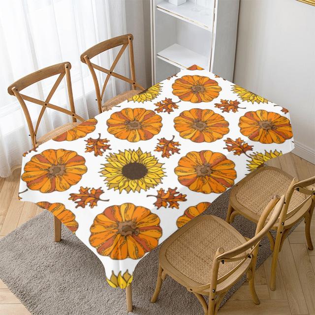 Европейская и американская серия благодарения, скатерть, факторы благодарения, креативная печать, украшение для гостиной, скатерть