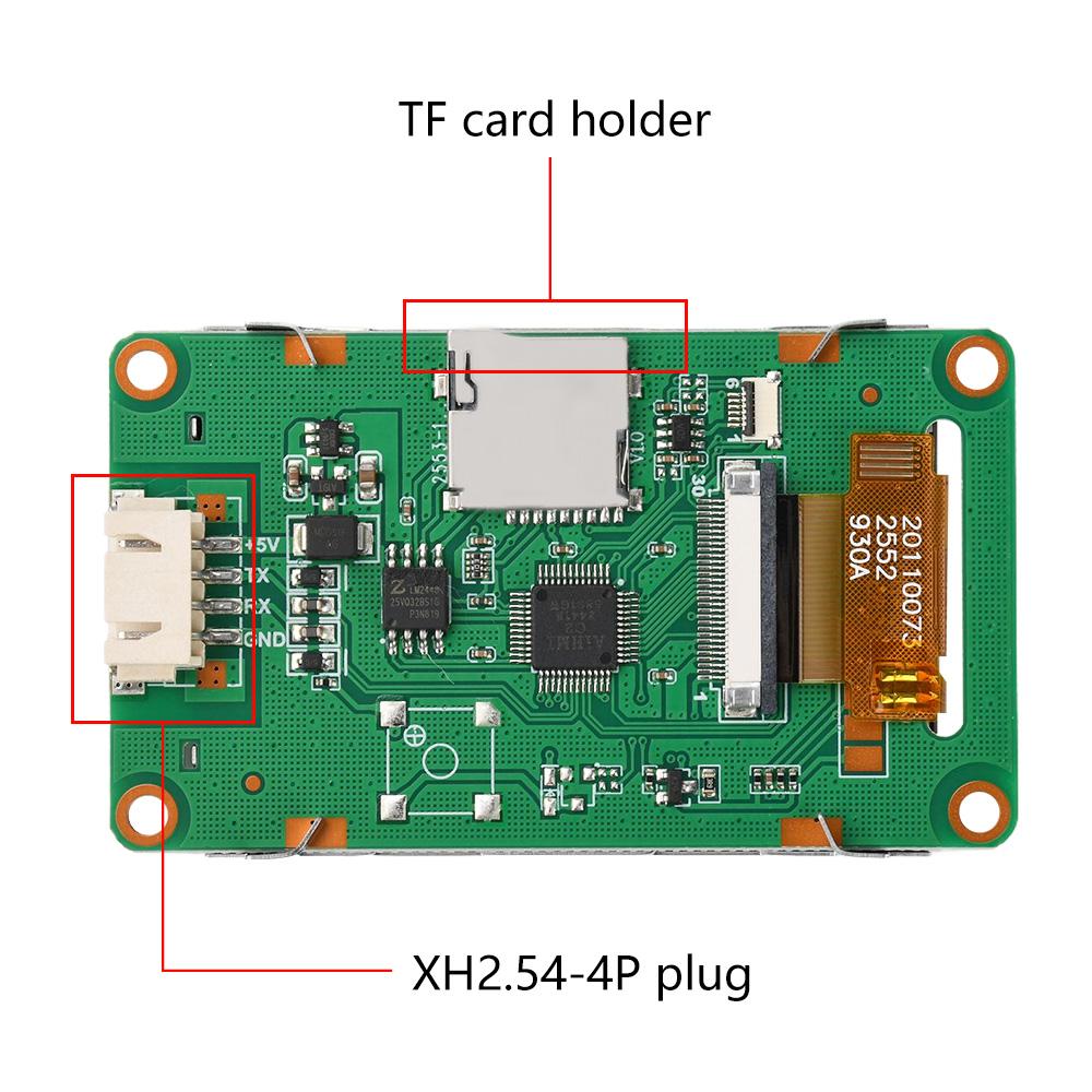 2,4-дюймовый интеллектуальный TFT-дисплей 320x240 Без сенсорного управления / Резистивный Емкостный сенсорный Ультратонкий Встраиваемый ЖК-модуль Порт SPI