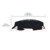 Подходит для Honda Civic 10th 2006-2020 Sedan Auto Car Interior Dashmat Pad Carpet Dash Mat Cushion Anti-Skript Carpet