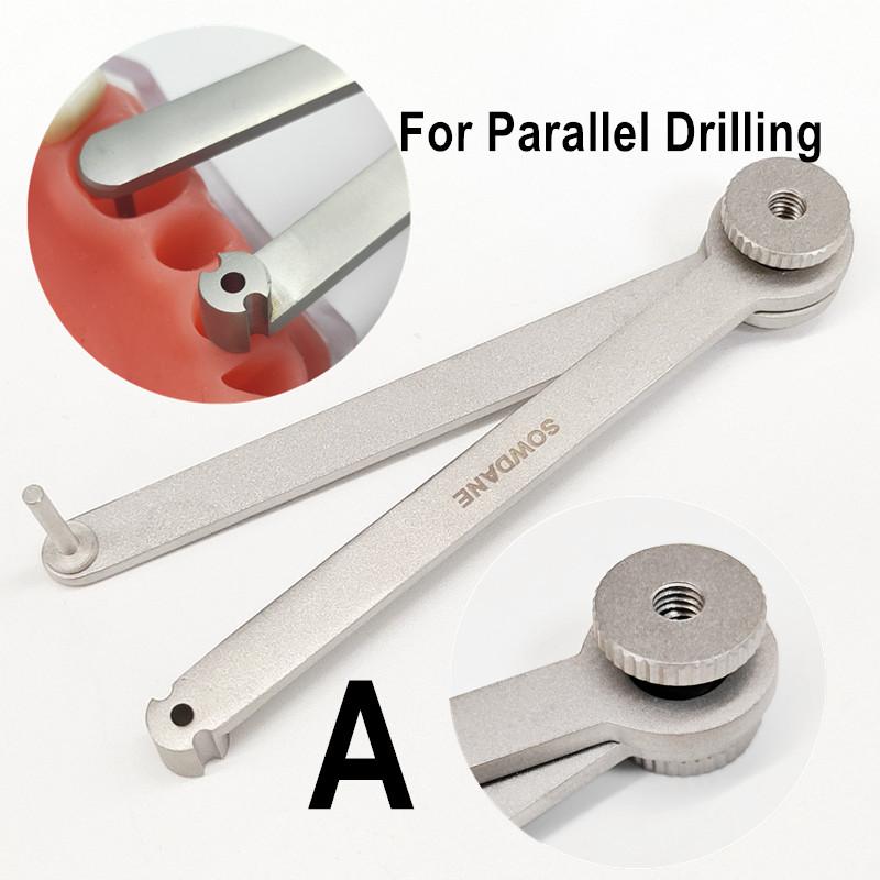 Комплект направителей для стоматологических имплантатов. Хирургический локатор для имплантатов. Локатор для позиционирования. НАБОР для удлинения параллельной глубины.